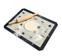 Alfombrilla para hornear - Hoja de silicona antideslizante, reutilizable, seguro para el calor, con función flexible antiadherente, uniforme de propagación del calor, ideal para horno,