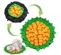 Alfombrilla para la nariz para perros, alfombrilla de alimentación lenta de 49,8 x 49,8 cm, juguetes para estimular la mentalidad del perro, y alfombrilla colorida para forrajear mascotas, para