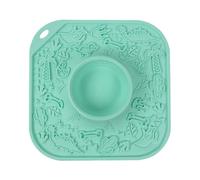 Alfombrilla para lamer Perros, Alfombra de en Forma de volcán, Base de succión para Perros y Gatos, Herramienta de alimentación de enriquecimiento de Silicona, Entrenamiento ergonómico de