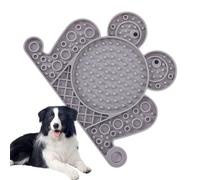 Alfombrilla para lamer perros, almohadilla para lamer perros | Ventosas para perros con forma de cuenco, bandeja de alimentación lenta, placa deslizante, diversión interactiva sensorial para viajes de