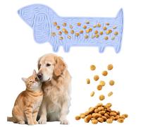Alfombrilla para Lamer Perros en Forma de Salchicha, Licking Mat de Silicona sin BPA con Ventosas, Tapete para Lamer Perros para Alivio de Ansiedad, Baño, Entrenamiento y Alimentación Lenta
