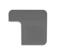 Alfombrilla para máquina de espresso para modelos ES601 ES701, material de silicona apto para alimentos, ofrece resistencia al calor y áreas de almacenamiento dedicadas (gris A)
