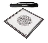 Alfombrilla para Mesa de Mahjong, Cuadrado con Bolsa de Transporte Negra, Cubierta Mesa Muda Gruesa, for Mahjong, Paigow, Póquer, Cartas y Juegos