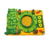 Alfombrilla para olfatear para perros, alfombrilla de actividad para mascotas, alfombrilla para olfatear para perros, alfombrilla para comer lentamente, antideslizante, diseño de zanahoria, cubierta