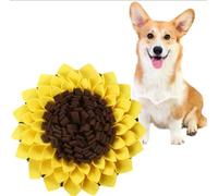 Alfombrilla para olfatear para perros y gatos, juguete interactivo para perros, alfombra olfateadora para comer lentamente, adicciones a la comida y aliviar el estrés, antideslizante y lavable (35 x