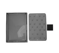 Alfombrilla para para Gatos - Alfombrilla para Bandeja Sanitaria de 42 x 28,5 x 2 cm | Litțer Trapping Måt, Doble Capa Antideslizante Catcher, A Prueba de Lavable Suministros para Mas