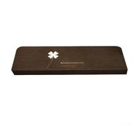 Alfombrilla para peldaños de madera dura que brilla en la oscuridad, luminosa, antideslizante, fibra de poliéster, 55 x 22 x 4,5 cm, mejora la seguridad silenciosa (café oscuro)