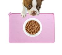 Alfombrilla para perros, alfombrilla de alimentación para mascotas, 23,6 x 15,7 pulgadas, silicona, no antideslizante, secado rápido