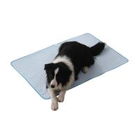Alfombrilla para Perros - Almohadilla para Mascotas Transpirables, Superficie Cubierta de Gel, Relieve Exterior Interior, Cubierta del Punto frío, Capa de Confort de Verano para Cachorro Gato