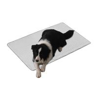 Alfombrilla para Perros - Almohadilla para Mascotas Transpirables, Superficie Cubierta de Gel, Relieve Exterior Interior, Cubierta del Punto frío, Capa de Confort de Verano para Cachorro Gato