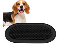 Alfombrilla para perros con ventosas para el miedo, para perros con mantequilla de maní, comederos lentos, dispensación de depósitos para baño de perros, bañarse y entrenar.