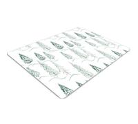 Alfombrilla para Piso 120x90 cm Antideslizante Impermeable Resistente a Daños para Casa y Oficina PVC Vinilo Fácil de Limpiar Protector de Suelo Rectangular - Patrón sin Costuras con triángulos