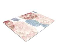 Alfombrilla para Piso 120x90 cm PVC Vinilo Impermeable Resistente a Daños Antideslizante Fácil de Limpiar Protector de Suelo Rectangular para Casa y Oficina - Jardín de los Secretos