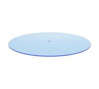 Alfombrilla para Plato Giratorio, Alfombrillas Antideslizantes para Plato de Tocadiscos de Acrílico Transparente de 12 Pulgadas, Mejora la Calidad del Sonido y Proporciona Graves