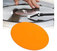 Alfombrilla para Plato Giratorio, Alfombrillas Antideslizantes para Plato de Tocadiscos de Acrílico Transparente de 12 Pulgadas, Mejora la Calidad del Sonido y Proporciona Graves