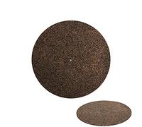 Alfombrilla Para Plato Giratorio Diseño De Corcho De Caucho Negro, Alfombrilla Deslizante LP De Silicona De 12 Pulgadas Para Todos Los Reproductores De Discos De Vinilo LP De 12 Pulgadas, Mejora El So