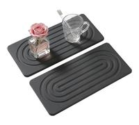 Alfombrilla Para Platos | Multifuncional Antifugas - Alfombrilla Secaplatos de Diatomita | Para El Hogar Dormitorio Tocador Aseo Apartamento Cocina El Baño Y La Barra De Café