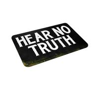 Alfombrilla para Puerta No Escuches La ▏Verdad Resistente Felpudo Entrada Duradera Tapete De Entrada para Balcón Jardín Cocina 60X40Cm