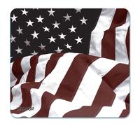 Alfombrilla para rat n Allsop NatureSmart con dise o de bandera estadounidense, 8 3/5"" x 8""