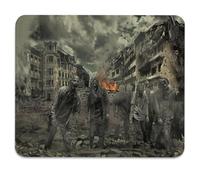 Alfombrilla para Ratón Apocalipsis Zombi Ciudad en ruinas Alfombrilla