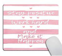 Alfombrilla para ratón con cita inspiradora de Smooffly, la vida es dura pero tú también lo eres