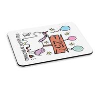 Alfombrilla para ratón con texto en inglés"25 Birthday Still Believe in Unicorns"