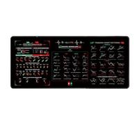 Alfombrilla para ratón Day Trading - Alfombrilla de escritorio grande, teclado grande | Decoraciones lavables del mercado de valores de las esteras de escritorio, gráficos de la palmatoria y estera de