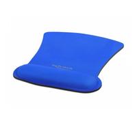 Alfombrilla para ratón Delock ergonómica con reposamuñecas azul 255 x 207 mm