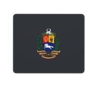 Alfombrilla para Ratón Escudo De Armas De Venezuela Portátil Alfombrilla De Ratón Suave Gaming Tapete para Oficina Portátil Gamer 10X12In