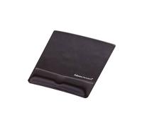 Alfombrilla para raton fellowes canal health-v negra con reposamuñecas de gel 222x209,6x251 mm - 9181201