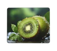 Alfombrilla para Ratón Kiwi Verde Suave Mouse Pad Antideslizante Gaming Tapete para Portátil Mac Hogar 10X12In