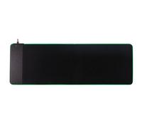 Alfombrilla para raton q-connect gaming con cargador inalambrico e iluminacion rgb color negro 800x300x4 mm - KF10098