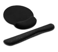 Alfombrilla para ratón, reposamuñecas de gel para teclado y ratón gaming, reposamuñecas ergonómico de espuma viscoelástica