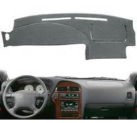 Alfombrilla para salpicadero de ajuste personalizado para Nissan Pathfinder/Infiniti QX4 1996-2000, cubierta de salpicadero, protector de alfombra F203 (gris oscuro)