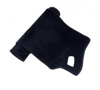 Alfombrilla Para Salpicadero Para BMW 3 Para Serie E30 1984~1990 Cubierta Del Salpicadero Coche Alfombrilla Para El Para Sol Accesorio De Alfombra(Flannel All Black,Left steering wheel)