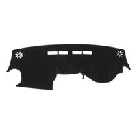 Alfombrilla Para Salpicadero Para Dacia Para Primavera 2019 2020 2021 2022 2023 - Protector Solar Para Cubierta del salpicadero Interior del coche(RHD BLACK)