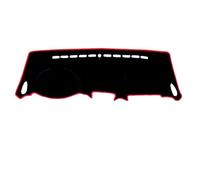 Alfombrilla Para Salpicadero Para KIA Para Carens 2007-2019 UN RP Cubierta De Salpicadero Coche LHD RHD Dashmat Pad Alfombra Dash Mat Cape(Red LHD 07-12)