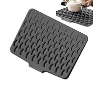 Alfombrilla Para Secado De Platos - Protector De Encimera Con Drenaje Rápido - Tapetes De Silicona Para Cocina | Para Baño, Grifo, Fregadero, Estación De Café, Aseo, Ducha, Apartamento, Bar