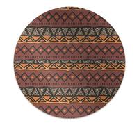 Alfombrilla para Silla ø100 cm Protector de Suelo Redonda Impermeable Fácil de Limpiar Resistente a Daños PVC Vinilo para Casa y Oficina Antideslizante - Proyecto África