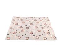 Alfombrilla para silla de comedor para bebé, Alfombrilla impermeable para silla alta para bebé, Protector de suelo impermeable para bebé Almohadilla de protección(110 * 110CM, SMT105-EF345)