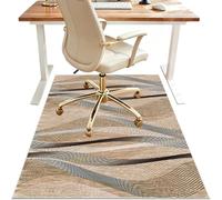 Alfombrilla para Silla de Oficina 150 x 170 cm Alfombra Silla Oficina Gaming Protector Suelo Silla Ruedas Tapete Protector de Suelo antiarañazos Tapete de Protección de Madera baldosas Suelos Duros