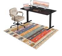 Alfombrilla para Silla de Oficina, 60 x 120 cm Alfombra Antideslizante Silla Gaming, Alfombra Protectora para Silla de Oficina, Tapete para Silla de Oficina, Protector Suelo Silla de Escritorio