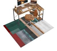 Alfombrilla para Silla de Oficina Alfombra Silla Gaming Protector Suelo Silla de Escritorio Antideslizante Protector Suelo Silla Ruedas Alfombras Sillas Multifuncionales para Hogar 150 x 180 cm
