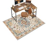 Alfombrilla para Silla de Oficina Alfombra Silla Gaming Protector Suelo Silla de Escritorio Antideslizante Protector Suelo Silla Ruedas Alfombras Sillas Multifuncionales para Hogar 100 x 140 cm