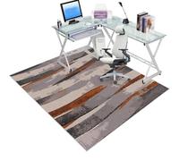 Alfombrilla para Silla de Oficina, Alfombra Silla Ruedas Gaming Oficina, Alfombras Gaming Oficina Suelo, Protector Suelo Silla de Escritorio Antideslizante, Gaming Protector de Suelo 130 x 150 cm