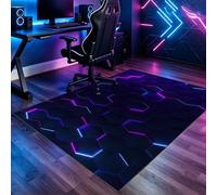 Alfombrilla para Silla de Oficina Escritorio Gamer Protector Suelo Silla Ruedas, Alfombrilla Gaming de Suelo, Alfombra Antideslizante Suelo, Tapete de Protección para Madera/Baldosas 80 x 120 cm