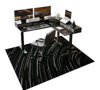Alfombrilla para Silla de Oficina Gaming, Alfombra para protección de Suelos Duros, Alfombra Silla Gaming, Protector Suelo Silla Ruedas Oficina, Tapete de Protección de Madera/baldosas 60 x 70 cm