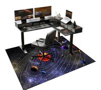 Alfombrilla para Silla de Oficina Gaming Alfombra Protector Suelo Silla Ruedas Tapete Protector de Suelo antiarañazos, Alfombrilla Silla Escritorio para Oficina, Hogar, Laminado, Parqué 140 x 180 cm