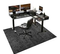 Alfombrilla para Silla de Oficina Gaming Protector Suelo Silla Ruedas Alfombra Silla Oficina Gaming, Alfombrilla de Protección para Suelos Duros, Tapete de Protección de Madera/baldosas 160 x 200 cm