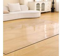 Alfombrilla para silla de oficina para suelos duros, 90 x 120 cm, protector de escritorio, diseño sin agarre, perfecto para azulejos de madera laminados (esmerilado, 80 x 240 cm)